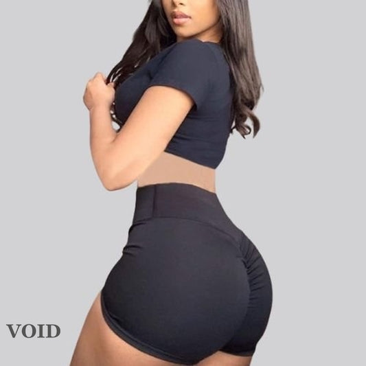 Women's high-waisted shorts for gym and sports - Void Word