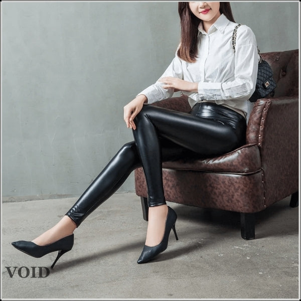 Super Resistant Lege Leather Pants - Void Word