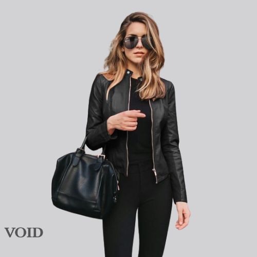 Women's Leather Jack - Void Word