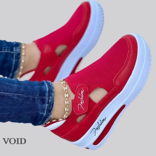 Canvas Women's Athletic Shoes - Void Word