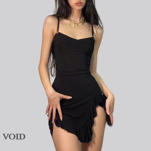 Elegant Sleeveless Party Mini Dress - Void Word