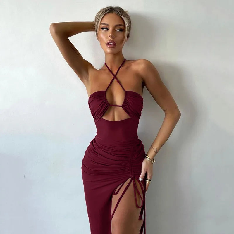 Elegant and Sexy Backless Women's Dress - Void Word